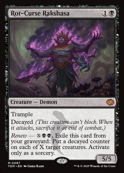 Rot-Curse Rakshasa · Tarkir: Dragonstorm 87/427