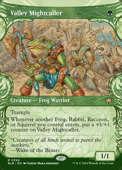 Valley Mightcaller · Bloomburrow 326/398