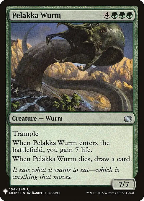 Pelakka Wurm · The List MM2-154/5050