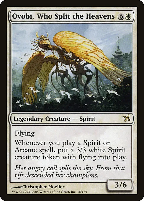 Oyobi, Who Split the Heavens · Betrayers of Kamigawa 18/165