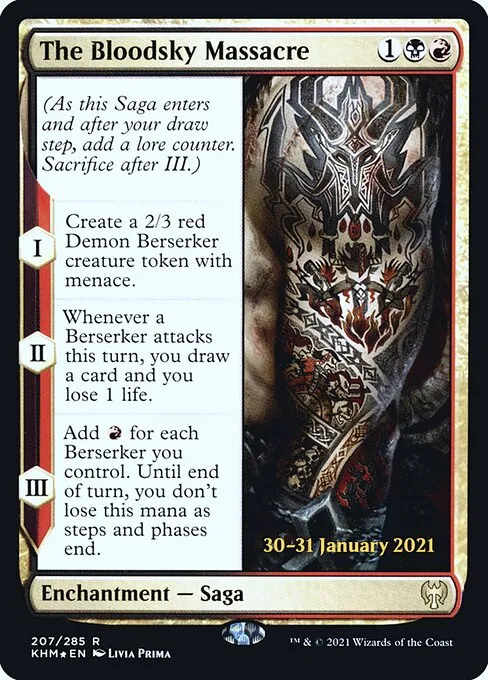 The Bloodsky Massacre · Kaldheim Promos 207s/158