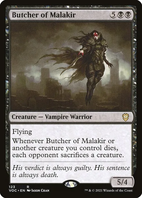 Butcher of Malakir · Crimson Vow Commander 123/188