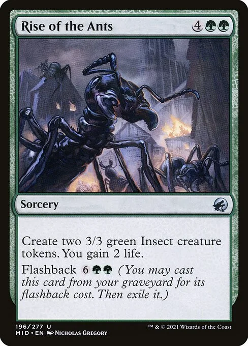 Rise of the Ants · Innistrad: Midnight Hunt 196/399