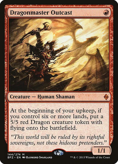Dragonmaster Outcast · Battle for Zendikar 144/299