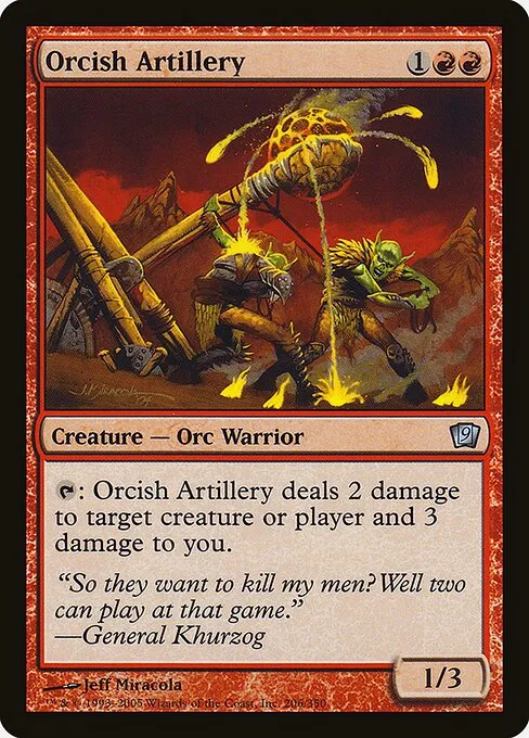 Orcish Artillery · Ninth Edition 206★/710