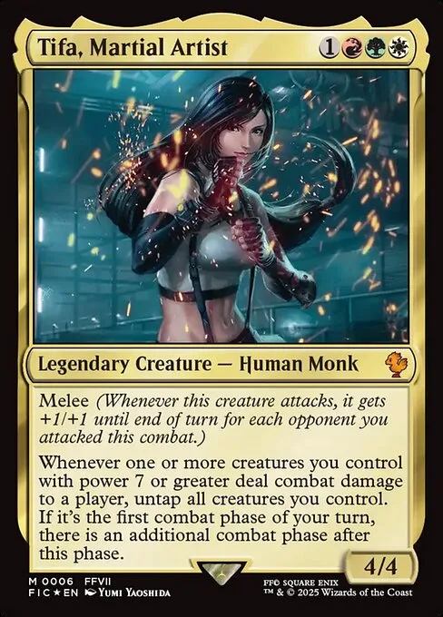 Tifa, Martial Artist · Final Fantasy Commander 6/486