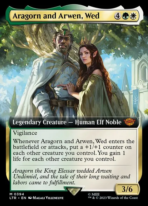 Aragorn and Arwen, Wed · The Lord of the Rings: Tales of Middle-earth 394/856
