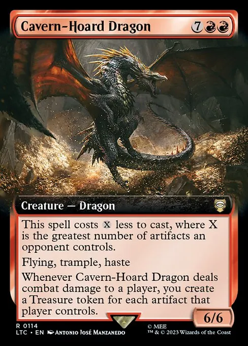 Cavern-Hoard Dragon · Tales of Middle-earth Commander 114/591