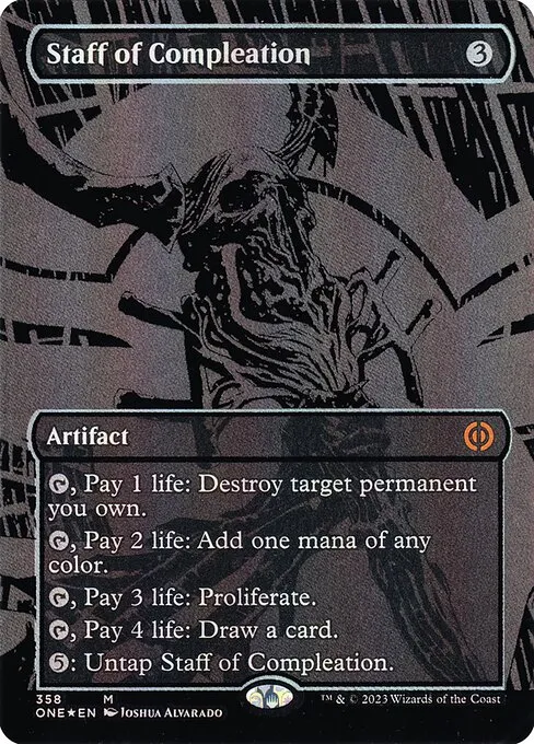 Staff of Compleation · Phyrexia: All Will Be One 358/479