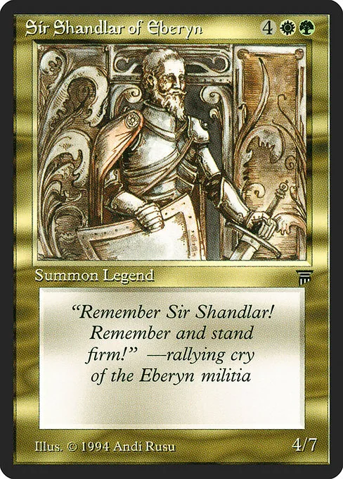Sir Shandlar of Eberyn · Legends 257/310