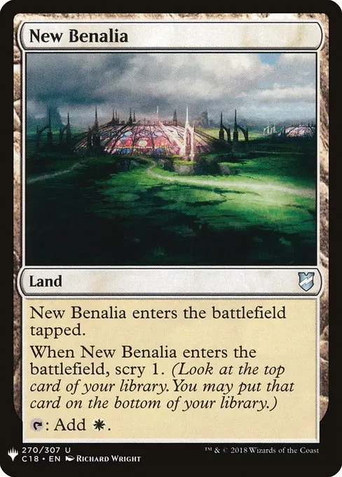 New Benalia · The List C18-270/5050