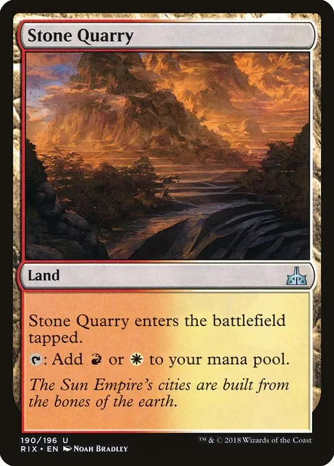 Stone Quarry · Rivals of Ixalan 190/205