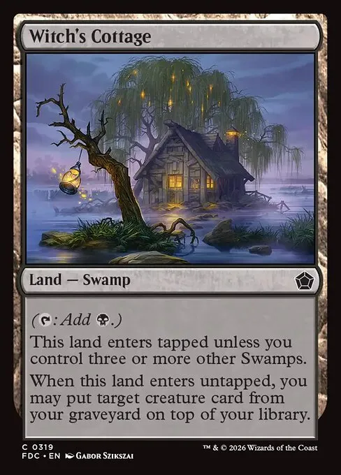Witch's Cottage · Foundations Commander 319/3