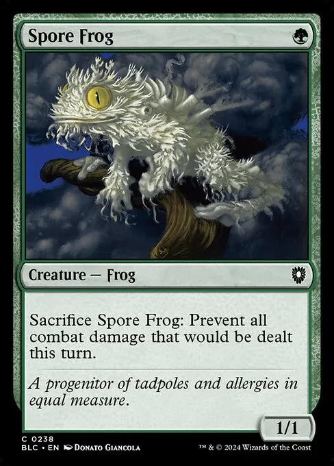 Spore Frog · Bloomburrow Commander 238/356