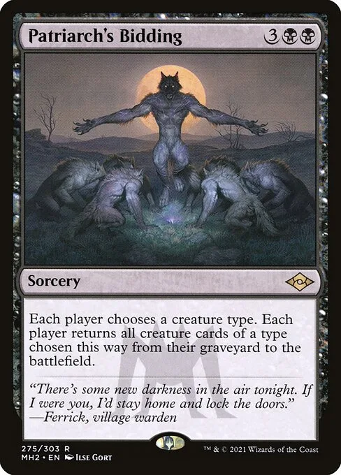 Patriarch's Bidding · Modern Horizons 2 275/493