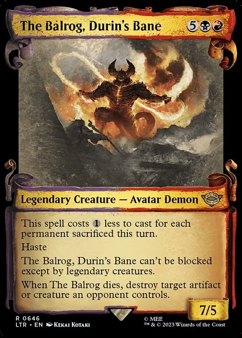The Balrog, Durin's Bane · The Lord of the Rings: Tales of Middle-earth 646/856