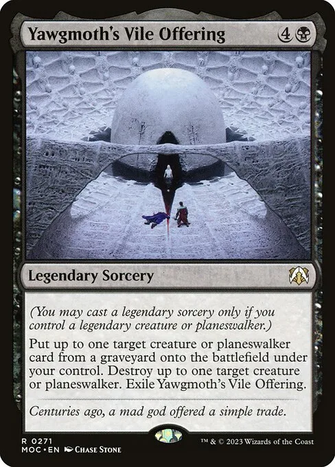 Yawgmoth's Vile Offering · March of the Machine Commander 271/450