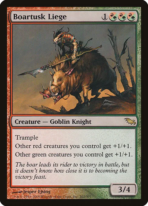 Boartusk Liege · Shadowmoor 202/302