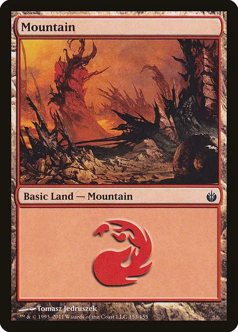 Mountain · Mirrodin Besieged 153/155