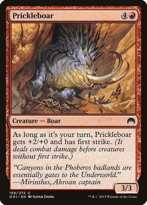 Prickleboar · Magic Origins 158/288