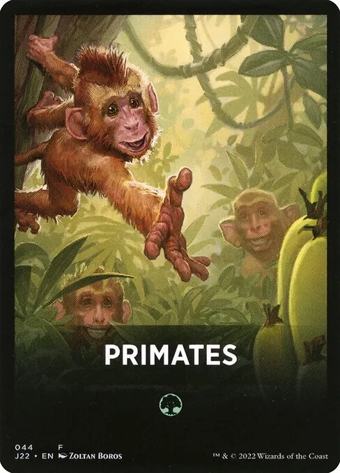 Primates · Jumpstart 2022 Front Cards 44/46