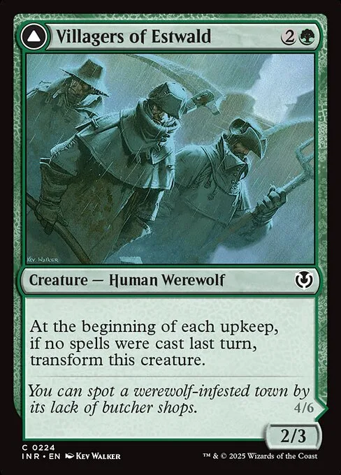 Villagers of Estwald // Howlpack of Estwald · Innistrad Remastered 224/495