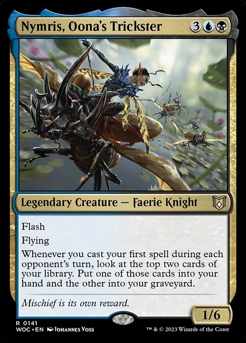 Nymris, Oona's Trickster · Wilds of Eldraine Commander 141/173
