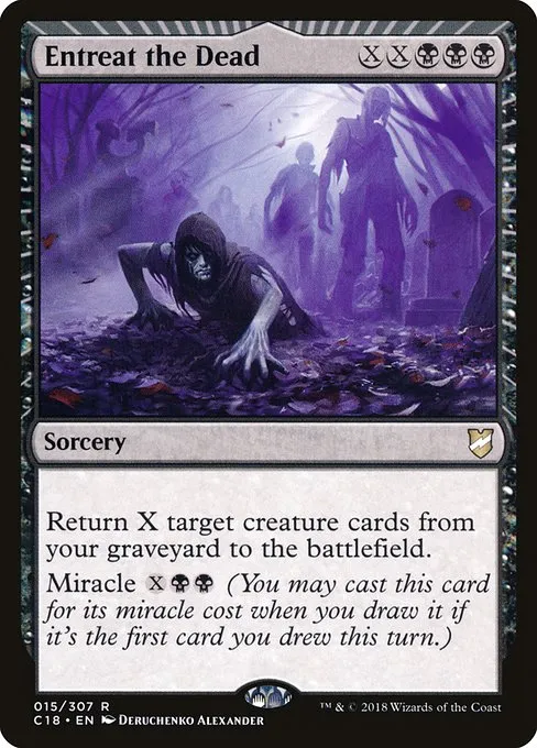 Entreat the Dead · Commander 2018 15/307
