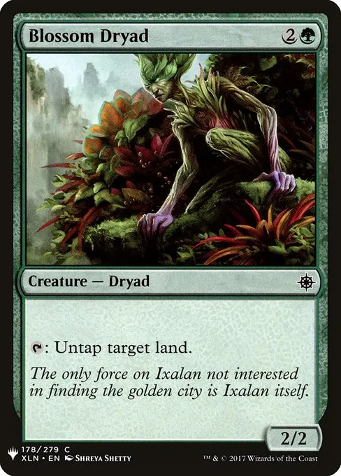 Blossom Dryad · The List XLN-178/5050