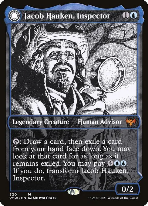 Jacob Hauken, Inspector // Hauken's Insight · Innistrad: Crimson Vow 320/423