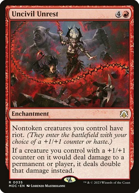 Uncivil Unrest · March of the Machine Commander 35/450