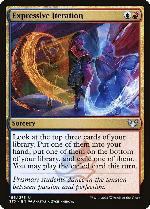 Expressive Iteration · Strixhaven: School of Mages 186/393