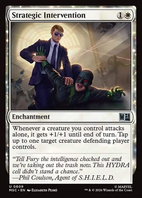 Strategic Intervention · Marvel Super Heroes Commander 609/9