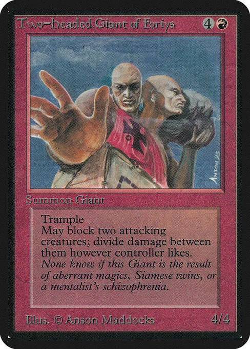Two-Headed Giant of Foriys · Limited Edition Alpha 179/295