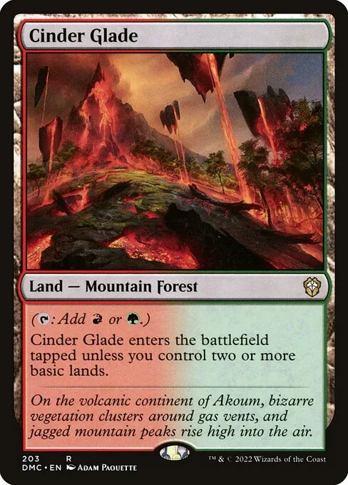 Cinder Glade · Dominaria United Commander 203/240