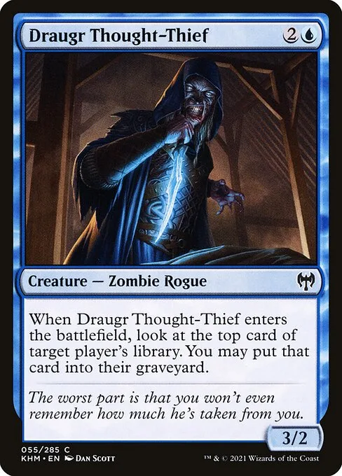 Draugr Thought-Thief · Kaldheim 55/425