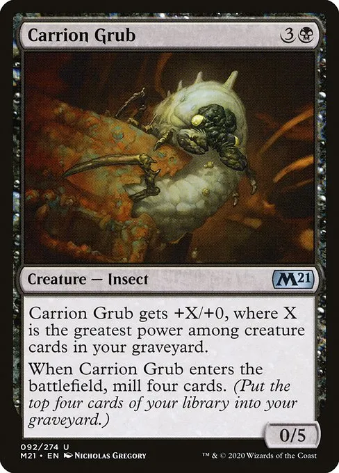 Carrion Grub · Core Set 2021 92/397