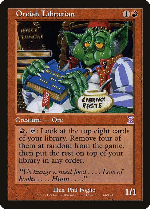 Orcish Librarian · Time Spiral Timeshifted 66/121