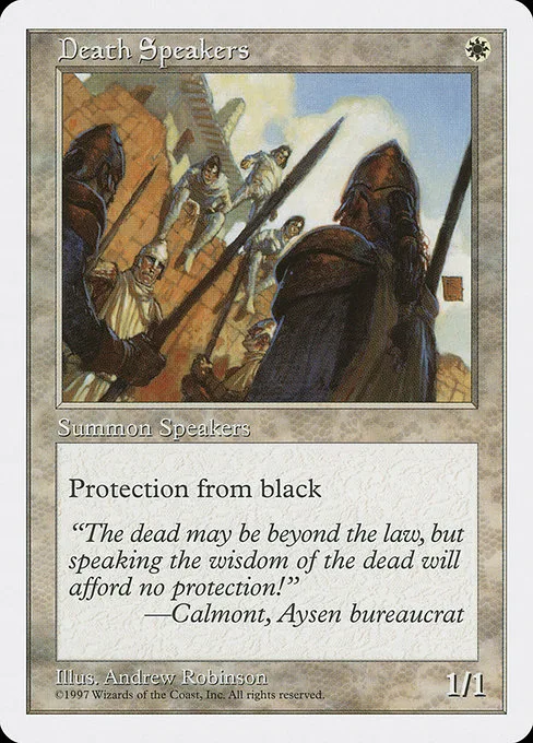 Death Speakers · Fifth Edition 24/460