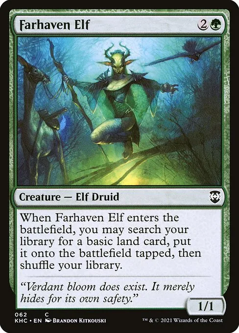 Farhaven Elf · Kaldheim Commander 62/119