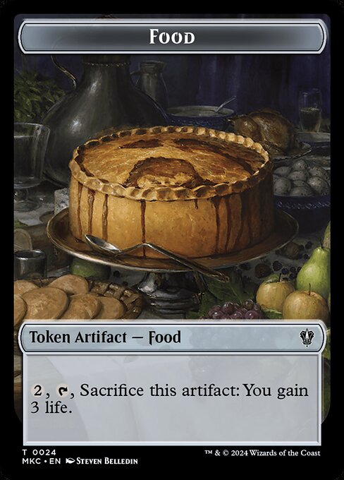 Food · Murders at Karlov Manor Commander Tokens 24/31