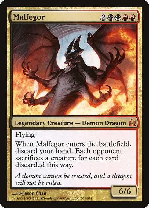 Malfegor · Commander 2011 208/318
