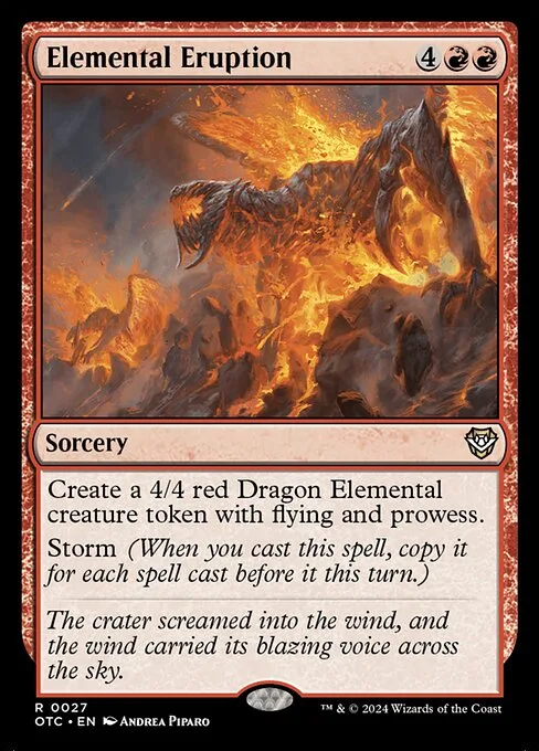 Elemental Eruption · Outlaws of Thunder Junction Commander 27/342