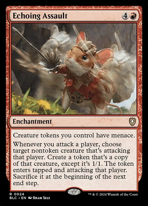 Echoing Assault · Bloomburrow Commander 24/356