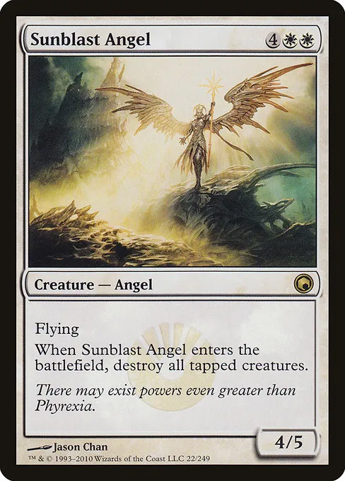 Sunblast Angel · Scars of Mirrodin 22/249