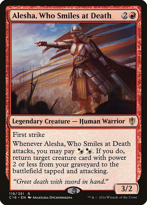 Alesha, Who Smiles at Death · Commander 2016 119/351