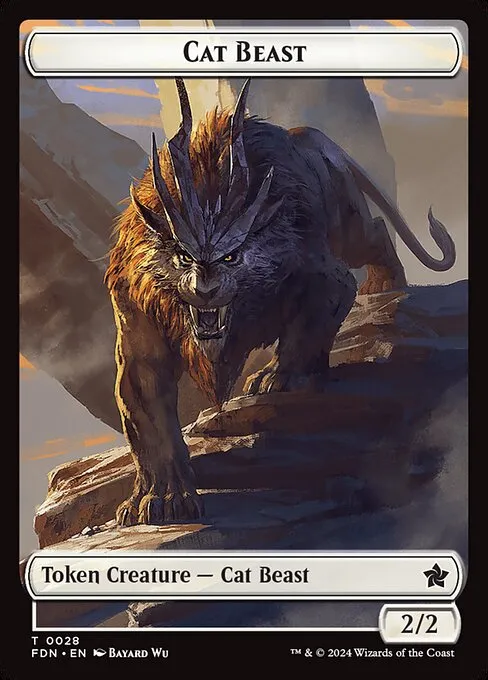 Cat Beast · Foundations Tokens 28/33