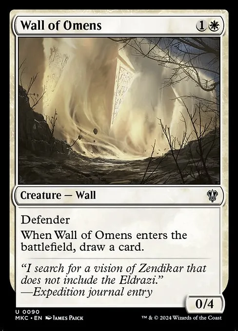 Wall of Omens · Murders at Karlov Manor Commander 90/358
