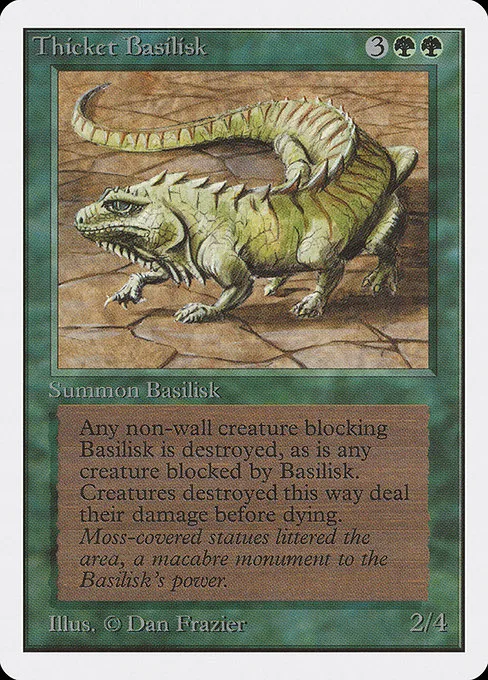 Thicket Basilisk · Unlimited Edition 219/302