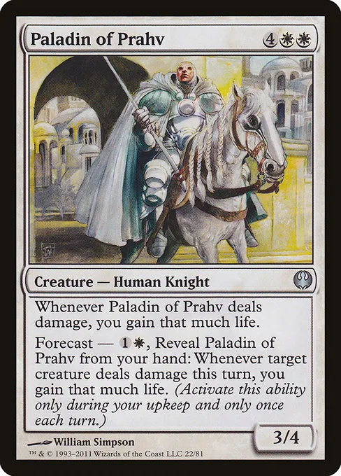 Paladin of Prahv · Duel Decks: Knights vs. Dragons 22/81